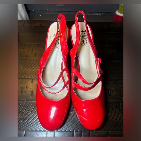 Banned dancing days red mary Jane's size 41 - Picture 1 of 4